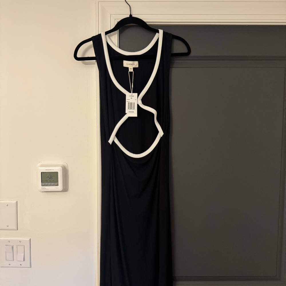 L*Space Black and White Steph Dress